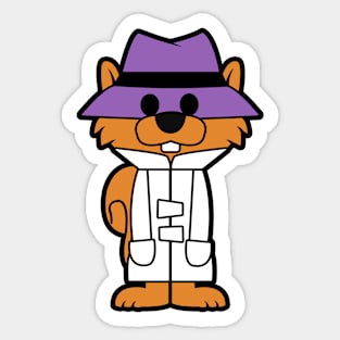 secret squirrel Sticker